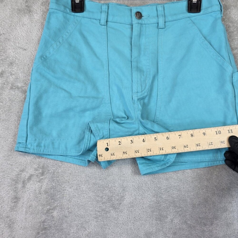 Patagonia Cotton Stand Up Shorts Womens 6 Blue Organic Chino Hiking Casual - Picture 11 of 13